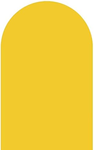 קשת פיוואן מכסה פסים ירוקים נמתחים רקע לקישוט מסיבת מקלחת לתינוק יום הולדת 4 על 7 רגל צהוב בצבע אחיד רקע בד מתח דו צדדי
