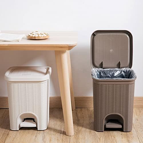 אשפה יכול, חיקוי קש דוושת סיווג אשפה יכול יצירתי פסולת נייר סל ביתי סלון חדר אמבטיה מטבח מלבן