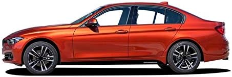 ihreesy מכונית גוף צדדית מדבקה מדבקה, מתאימה ל- BMW F30 F31 2011-2019 סיבי פחמן דלת צדדי חצאית אדן מדבקה מכונית סטיילינג אביזרים, 221