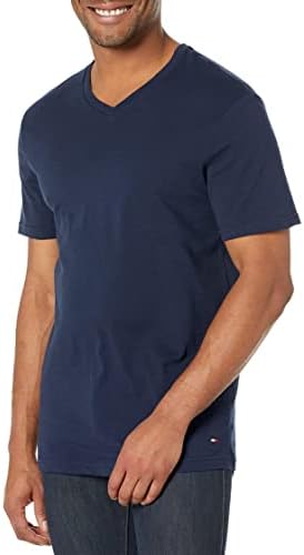 טומי הילפיגר אנדר-גרטים 3 חבילה קלאסיקות כותנה V-Neck חולצות