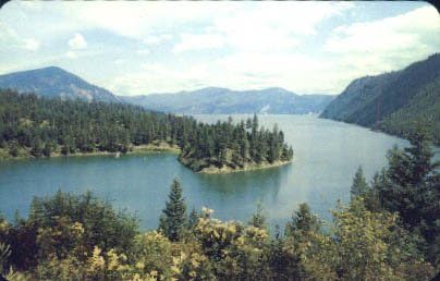 אגם פנד אוריל, גלויה של איידהו