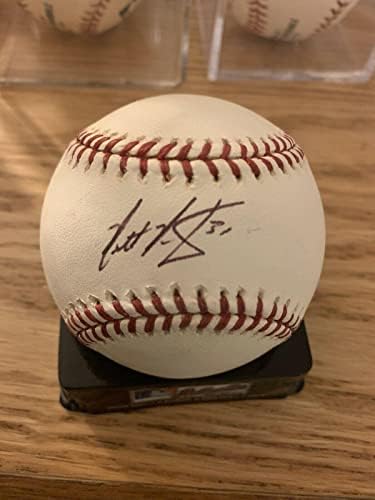 מאט מנטיי מרלינס דיאמונדבק חתום בייסבול רשמי MLB - כדורי בייסבול חתימה