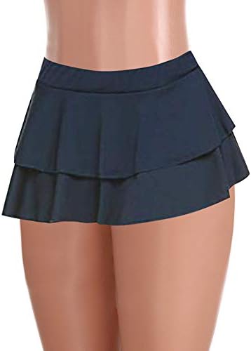 IIUS מותניים גבוהים חצאיות עם מכנסיים קצרים נשים גולף זורמות קפלים 2 ב 1 מיני חצאית המריצה מכנסיים קצרים מכנסיים קצרים