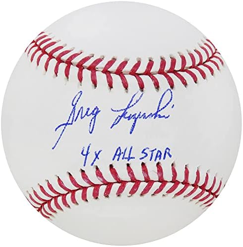 גרג לוזינסקי חתם על רולינגס בייסבול רשמי MLB W/4x אול סטאר - כדורי חתימה