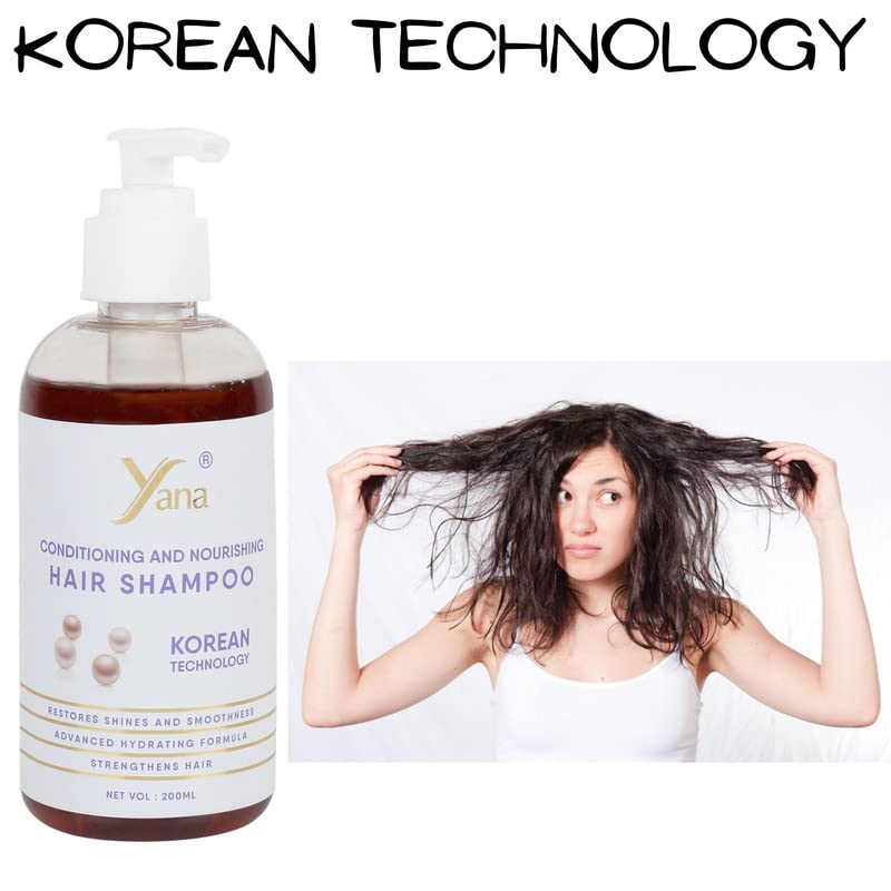 שמפו שיער של יאנה עם טכנולוגיה קוריאנית שמפו שיער איורוודי לגברים