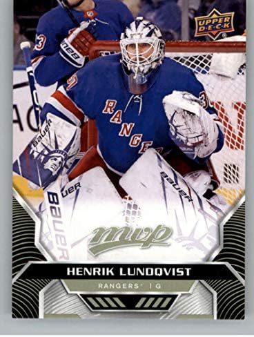 2020-21 סיפון עליון MVP 70 הנריק לונדקוויסט ניו יורק ריינג'רס NHL כרטיס מסחר בהוקי
