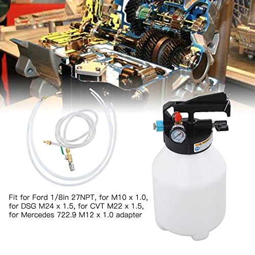 FTVogue 6L נוזל רכב השינוי שמן כלי נוזל בלם נוזל סחוט ערכת ציוד להחלפת שמן שמן עם מחבר אוויר 14 אינץ '