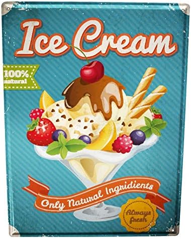 לאוטי מאז 2004 פח צלחת מזון מסעדת גלידה