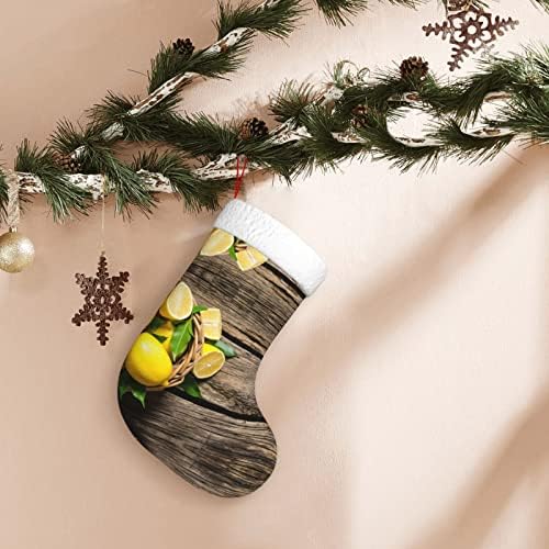 פסוווד סל אחד לימונים שנה חדשה גרביים דקורטיביות ביום חג המולד תלויים גרבי חג מולד