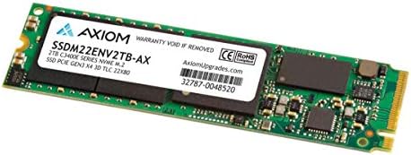 AXIOM AXG99381 C3400E סדרה - כונן מצב מוצק - מוצפן - 2 TB - פנימי - M.2 - PCI Express 3.0 X4 - AES - כונן הצפנה עצמית, TCG הצפנת אופל