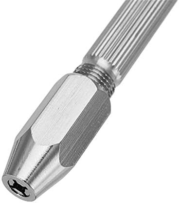 חלקי מקדח סט 0.5-3.0 ממ כפול ראש מיני יד תרגיל ללא מיקרו מקדח עץ פלסטיק קידוח כלי ארוך מקדחי