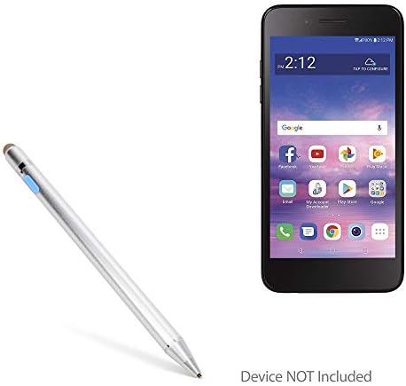 עט עט Boxwave תואם ל- LG Rebel 4 - Stylus Active Actipoint, חרט אלקטרוני עם קצה עדין במיוחד עבור LG Rebel 4 - כסף מתכתי