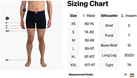 תחתונים של Saxx גברים - תקצירי בוקסר רשת קינטיים עם דחיסה קינטית עם תמיכה בכיס מובנית - תחתונים לגברים