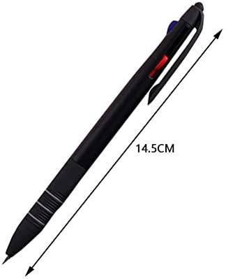 Tsugar 3 צבעים לחץ על כדורי עט עט מתכת עטי עיצוב עם עטים של עטים של כדורים עט מסך לכל ציוד משרדי הסטודנטים המסך הקיבולי