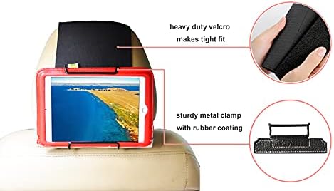 מכונית טבליות אוניברסלית משענת ראש מחזיק הרכבה לאייפד מושב ראש אחורי תואם עם טלפונים 4.5 -6 אינץ 'וטבליות 7 -10.5 אינץ'