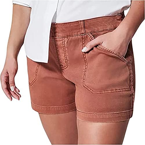 מכנסי ג'ין קצרים נשים קיץ קיץ מזדמן מותניים גבוהים מכנסיים קצרים במצוקה לחופשה במצוקה חוף מכנסיים קצרים