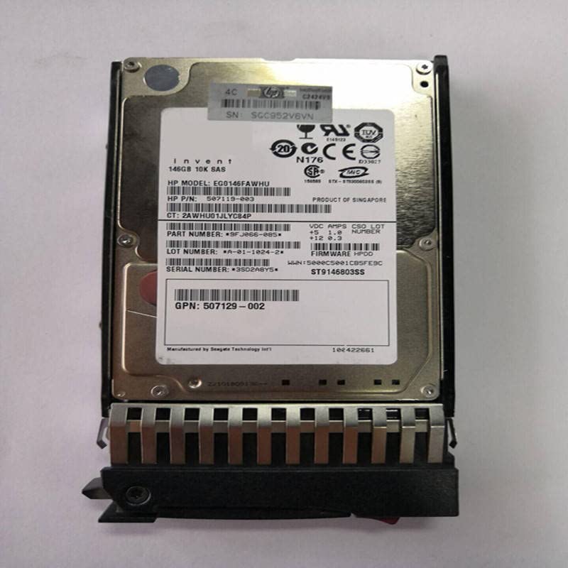 Midty HDD עבור 146GB 2.5 SAS 6 GB/S 32MB 10000RPM עבור HDD פנימי לשרת HDD עבור 431958-B21 432320-001