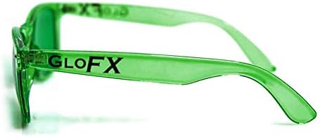 GLOFX GREEN GREET THERAPY משקפי מיגרנה משקפיים צ'אקרה מרגיעים משקפיים