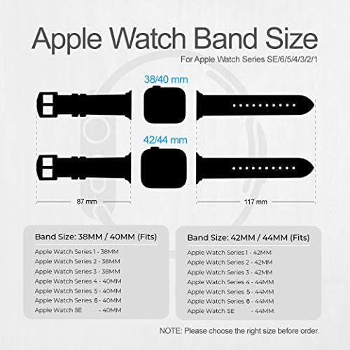 CA0670 דפוס בנדנה כחול כהה עור וסיליקון רצועת רצועת שעונים חכמה עבור Apple Watch Iwatch Size 38 ממ/40 ממ/41 ממ