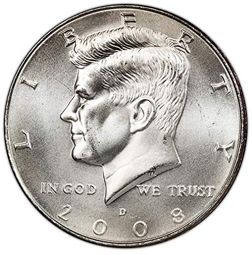 2008 ד 'סאטן גימור קנדי ​​בחירה חצי דולר