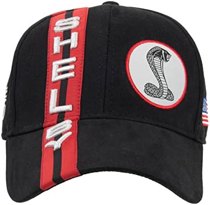 שלבי שחור כובע עם אדום שלבי מירוץ פסים-רשמי מורשה שלבי מוצר-מתכוונן, אחד-גודל מתאים לכל- כותנה אריג