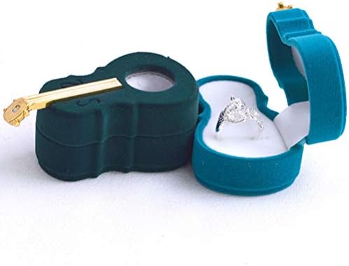 מארז טבעת טופתי 2 PCS קופסא טבעת קופסת פלנל אחסון תכשיטים מארגן עגילי אחסון מארגן אחסון ייחודי אריזת תכשיטים קופסאות טבעות קופסאות טבעות