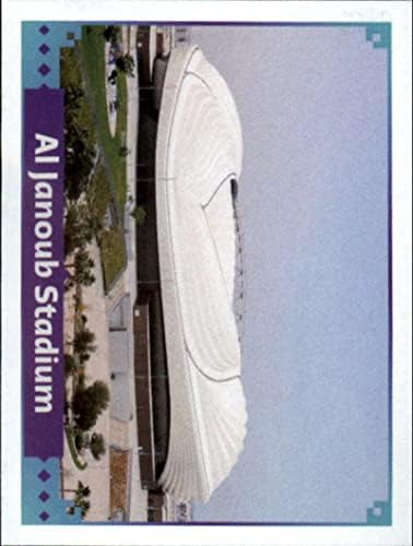 2022 PANINI גביע העולם מדבקת קטאר FWC9 AL JANOUB אצטדיון מיני מדבקה כרטיס מסחר