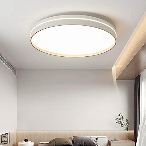 פקפן אורות תקרה LED אולטרה-דקים לחדר לחדר 3 צבעים גופי LED פנסי תקרה לתאורת סלון, מינימליזם מודרני קרוב לתקרה LED 48W