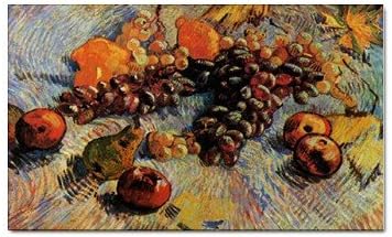 טבע דומם עם תפוחים, אגסים, לימונים וענבים מאת וינסנט ואן גוך מגנט