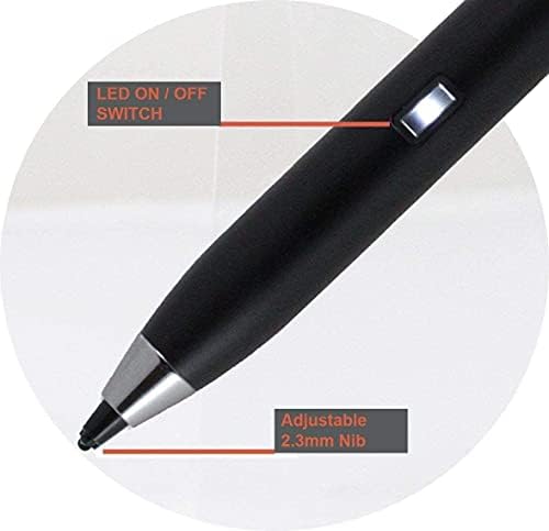 Broonel Black Point Point Digital Active Stylus Pen-תואם למחשב נייד Awow 11.6 2-in-1