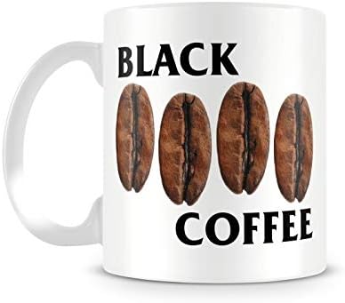 כותנה פולחן שחור קפה דגל 11 עוז קרמיקה קפה ספל