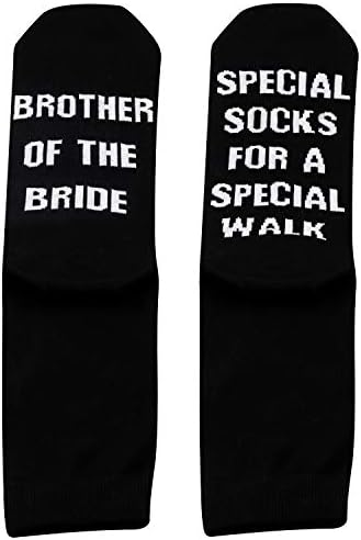 2 זוגות אח של הכלה גרבי גרביים מיוחדים לטיול מיוחד מסיבת חתונת מתנת אח מתנה מכלה