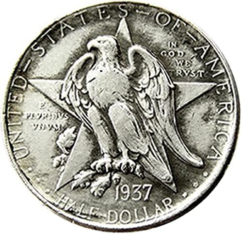 מטבע הזיכרון האמריקני 1937 משוכפל זר מצופה כסף