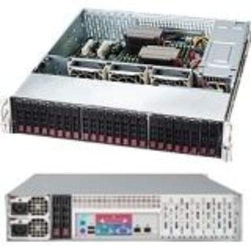 Supermicro-CSE-216BAC-R920LPB-מקרה Barebone CSE-216BAC-R920LPB 2U 920W 24X2.5 אינץ 'SAS/SATA SSD קמעונאות נמוכה-פרופיל נמוך