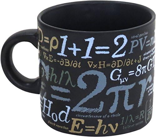 נוסחאות מתמטיות ספל קפה-מהרהר במשוואות מתמטיות מפורסמות בזמן שאתה נהנה מהמשקה שלך-מגיע בקופסת מתנה מהנה-מאת גילדת הפילוסופים המובטלים