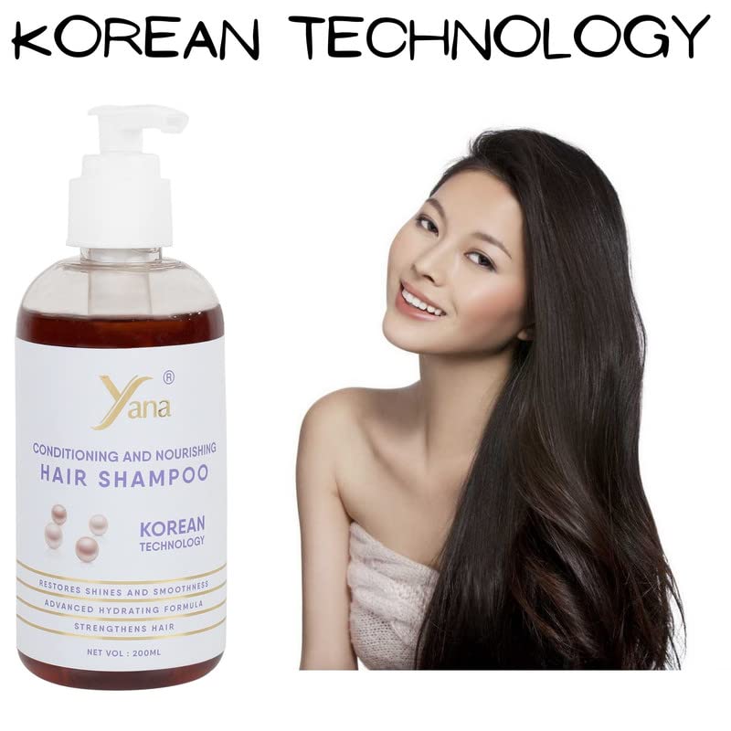 שמפו שיער של יאנה עם שמפו סתיו טכנולוגי קוריאני לנשים
