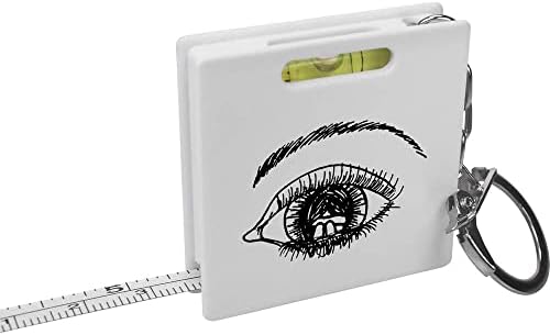 אזידה 'השקיה עין' מחזיק מפתחות סרט מדידה / פלס כלי