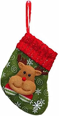 XIOS קישוט לחג המולד חופשות חורף מספק גרביים לקישוט חג המולד תיק אופנה עץ תיק תפאורה בית קשת למכונית מתנה 30 אינץ '