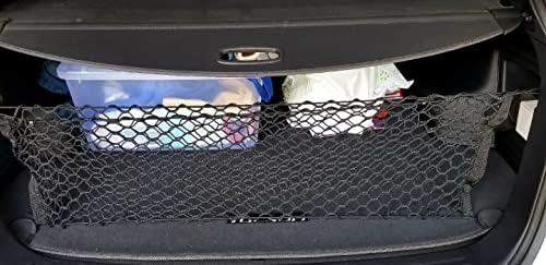 סגנון עטפה סגנון רכב אלסטי מטען מטען רשת ליונדאי טוסון - 2010-2014 - מארגן תא מטען פרימיום ואחסון - רשת מזוודות למעבר - מארגן רכב ליונדאי